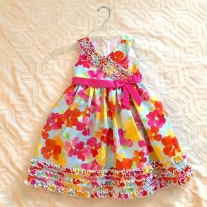AMERICAN PRINCESS SPECIAL OCCASION FLORAL DRESS 2T